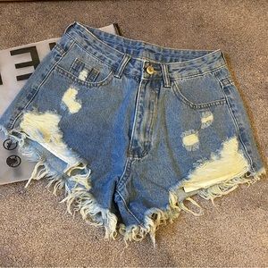 shien jean shorts